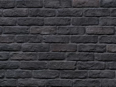 Granulbrick 50 - Decorative Brick Veneer - Dark Grey