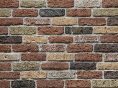 Granulbrick 50 - Decorative Brick Veneer - Mix 2